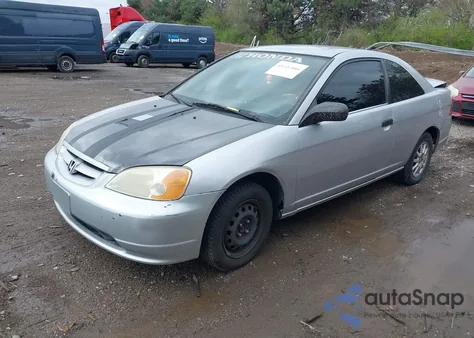 2002 Honda Civic Hx z USA, uszkodzony, nr VIN 1HGEM21782L042341